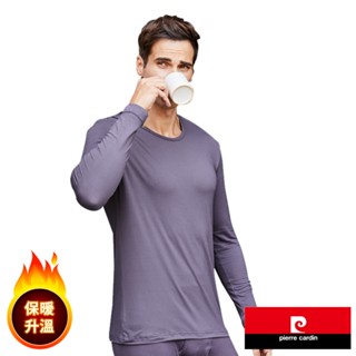 Pierre Cardin 皮爾卡登 細暖絨速熱保暖圓領長袖上衣