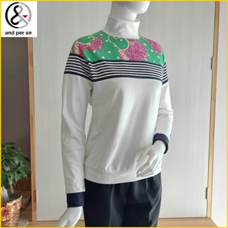 🇯🇵日本二手衣✈️AND PER SE 彈性運動衫【女M】日本高爾夫 GOLF 吸濕排汗保溫 高領長袖上衣 A2669A