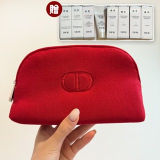 現貨｜DIOR 迪奧 化妝包 送小樣 極淨舒緩潔顏慕斯 逆時能量精華 活力緊緻和抗皺霜