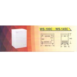 冷凍櫃 Wanbao WS-100C 萬寶冰箱 100L 1尺9 萬寶上掀式冷凍櫃 冰櫃 密閉式冰箱 全省配送