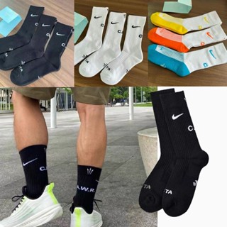 Nike x NOCTA聯名毛巾底籃球運動跑步健身中長筒襪子透氣排汗男女訓練長襪 黑白彩色耐吉學生襪子三雙人運動襪小腿襪
