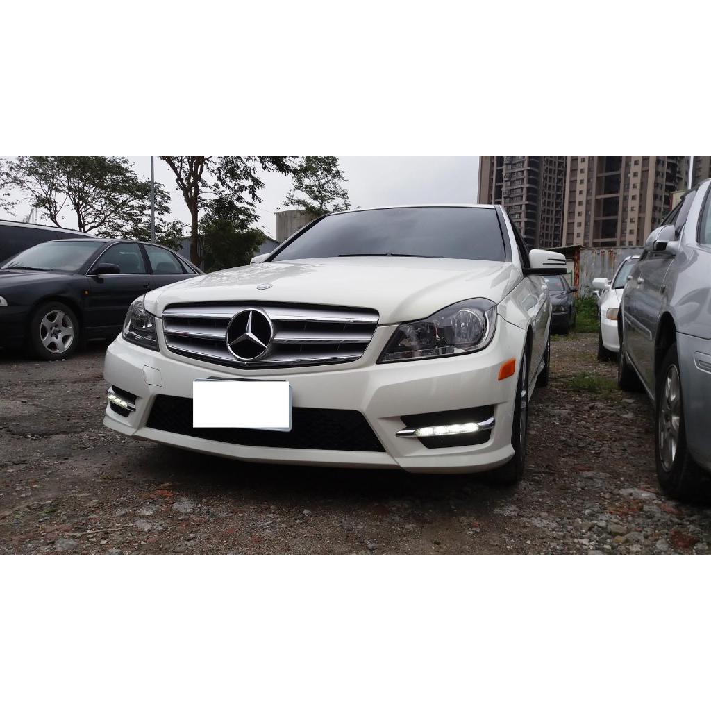 中古車 2011 BENZ W204 C250 1.8 渦輪 白色 跑七萬 專賣 進口 轎車 五門 掀背 休旅車