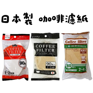 《芫荽太太》日本 KYOWA 無漂白咖啡濾紙80枚 / MARUKI 漂白/無漂白咖啡濾紙 90枚 咖啡 手沖 咖啡濾紙