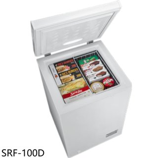 聲寶【SRF-100D】100公升臥式無霜變頻冷凍櫃(含標準安裝)(7-11商品卡300元) 歡迎議價