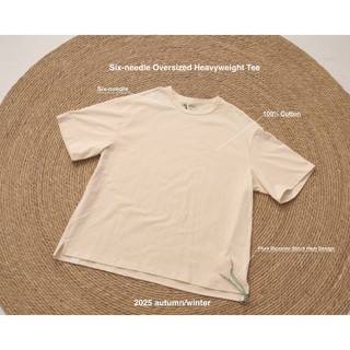 [KRNK] 六本針寬版重磅Tee (Six-needle Oversized Heavyweight Tee)