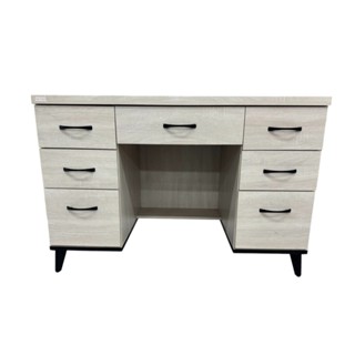 【全新傢俱推薦】二手家電推薦 宏品2手傢俱 LC5220DA*全新白橡7抽書桌* 電腦桌 餐桌 茶几 邊桌 電腦桌
