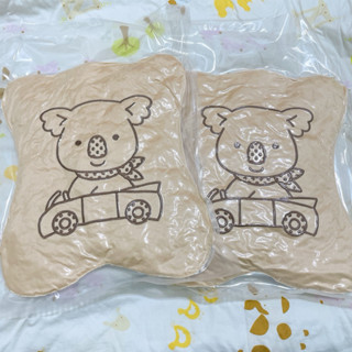 （現貨）全家 樂天小熊午睡餅乾枕-兜風款/辦公室午睡枕