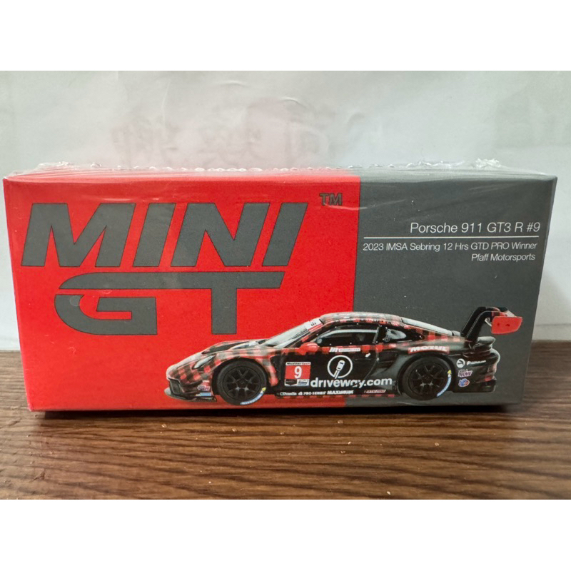 MINI GT 770 1:64 Porsche 911 GT3R#9 2023 IMSA#模型車