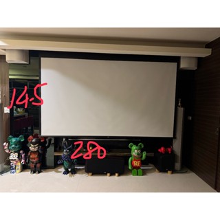 JUMBO 電動投影銀幕 二手 功能正常 投影幕 電影 含控制器