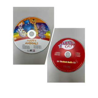 僅用一次 Let’s Go 1 CD 光碟 HAPPY ANIMALS 英文CD 光碟 二手