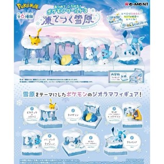 《小貝雜貨》現貨 Re-ment 寶可夢 擴充套件世界P3 極凍雪原 冰凍的雪原 皮卡丘 海豹球 穿山鼠 冰伊布 六尾