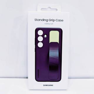 (全新) SAMSUNG三星原廠Galaxy S24 立架式矽膠保護殼(附指環帶) 原廠矽膠薄型保護殼 S24原廠皮套