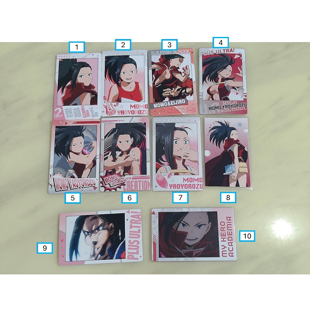 [睡睡蛙小池] 我的英雄學院 拍立得 餅卡 食玩卡 威化餅 個人池 八百萬百 八百萬