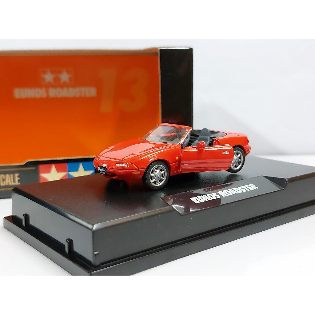 1/64 雙門可開 Tamiya Eunos Roadster 紅 日規 Mazda MX-5 Miata
