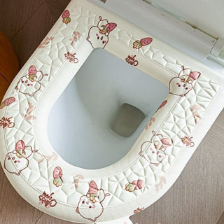 【居家生活用品】馬桶墊坐墊防水四季通用坐便墊冬季保暖貼上式免洗可擦馬桶坐便圈