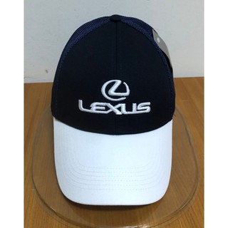 凌志 LEXUS 原廠 黑/藍 透氣休閒帽 運動帽 遮陽帽 帽子 高爾夫球帽