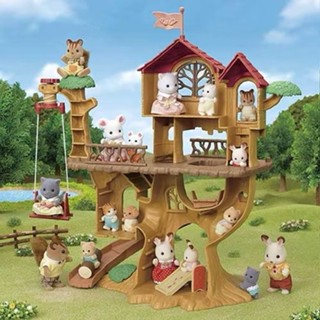 9成新 Sylvanian Families 森林家族 森林探險樹屋 森林遊樂樹屋 木屋 樹屋