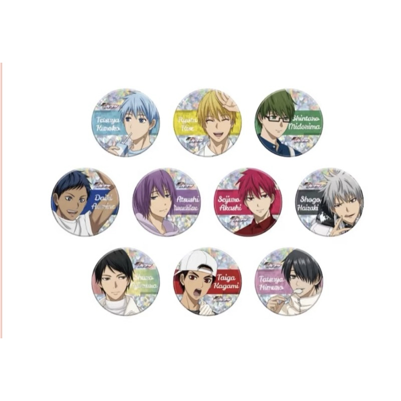 【全場滿1000免運】【日谷正版】黑子的籃球 幼年徽章  拍立得 黑子哲也 黃瀨涼太 青峰大輝 火神大我 綠間真太郎