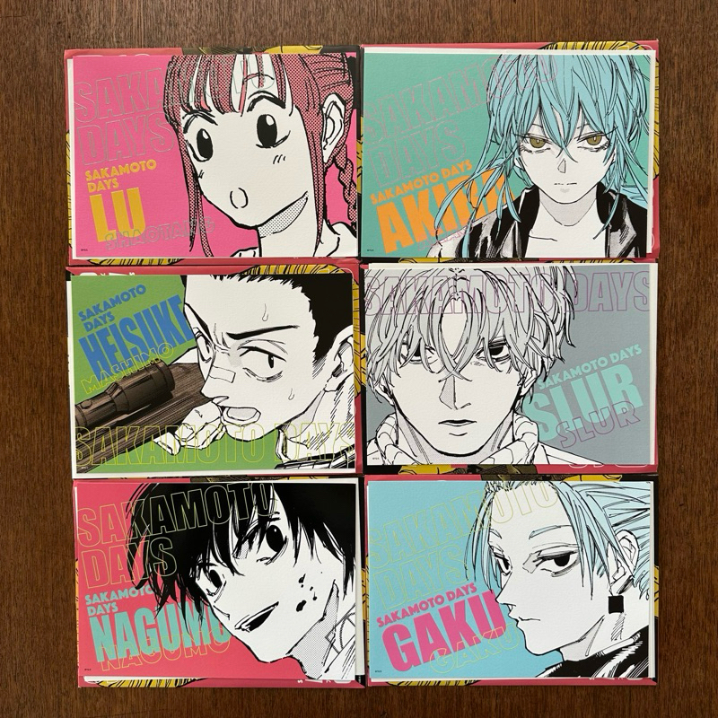 SAKAMOTO DAYS 坂本日常 原畫 藝術卡 南雲 樂 赤尾晶 有月 少糖 平助