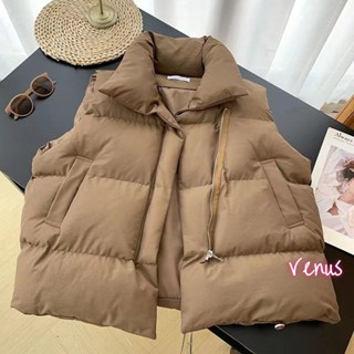 【Venus】韓國背心 女生背心 女性背心 保暖 羽絨背心 馬甲背心 無袖背心 美拉德背心 韓版 C61