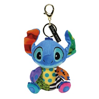 Enesco精品雕塑 Disney 迪士尼 Romero Britto系列 史迪奇坐姿絨毛吊飾 EN42074