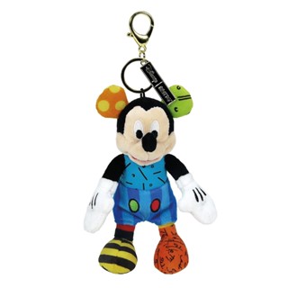 Enesco精品雕塑 Disney 迪士尼 Romero Britto系列 米奇站姿絨毛吊飾 EN42070