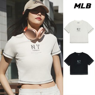 MLB 女版短袖T恤 紐約洋基隊 (3FTSB0453-兩款任選)【官方旗艦店】