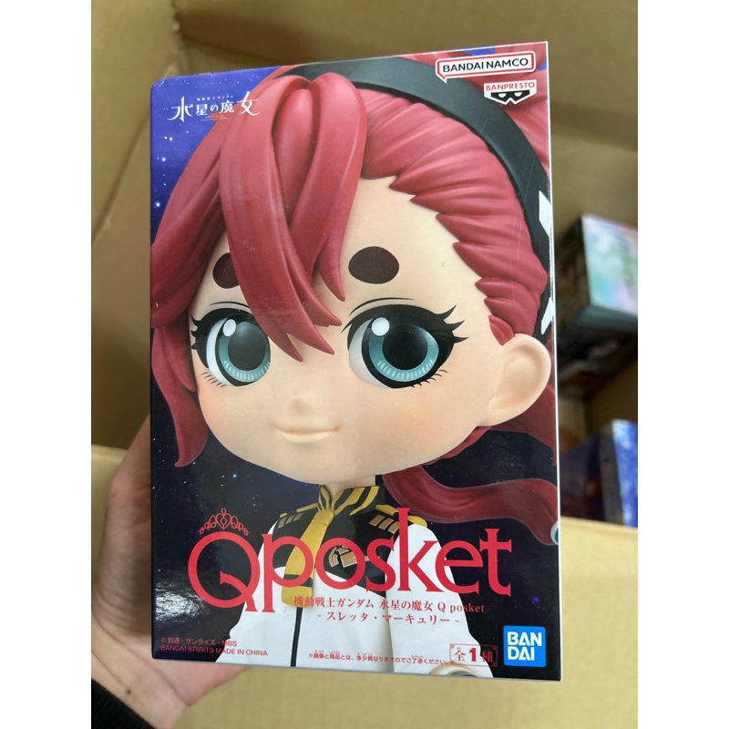 日版 全新 Q posket 水星的魔女 蘇萊塔.墨丘利 Q版 景品 公仔