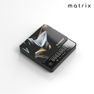 Matrix G1 FlowBar 便攜式玻璃金屬流速咖啡電子秤/自動計時/粉水比/流速條顯示/義式機