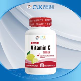 美生藥局｜【CLK 健生】維生素C 1000mg咀嚼錠 60錠 維他命C