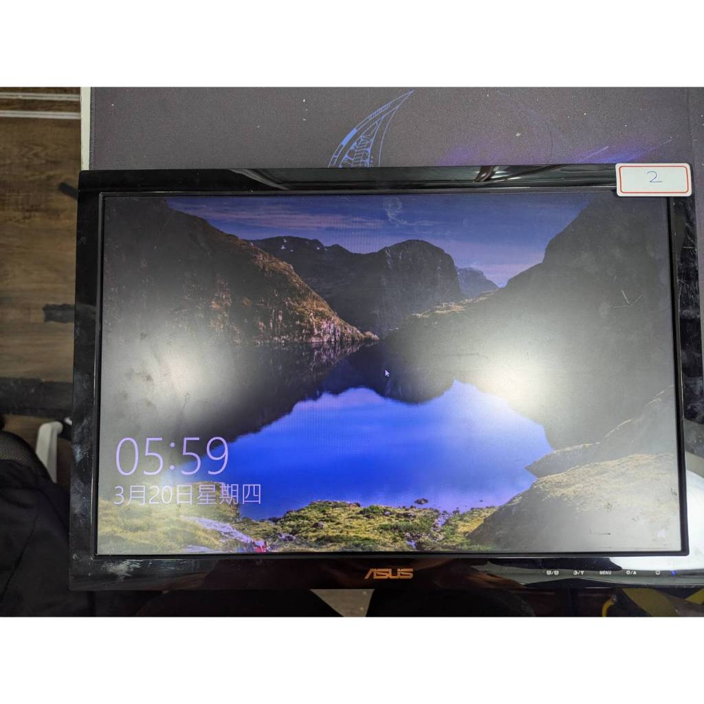 二手  ASUS華碩 液晶顯示器 VS198  無立架附壁掛架無保固