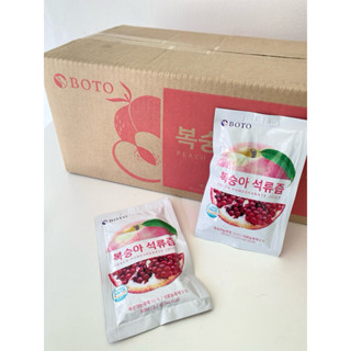 【優本庫】現貨---韓國BOTO水蜜桃石榴汁80ml*100包 箱出 熱銷到貨