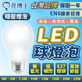 商城亮博士 led 燈泡 保固2年 球泡燈 13W 16W 超節能 省電 全電壓 電燈 E27 電燈泡 燈具 球泡