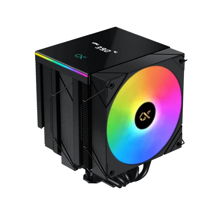 Xigmatek富鈞 AK6 Dual Digital ARGB 黑色 CPU雙塔散熱器 12公分風扇