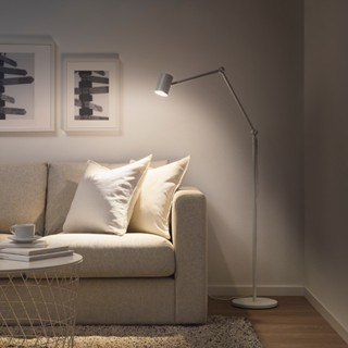 北歐工業LOFT風格經典IKEA宜家NYMÅNE落地燈閱讀燈燈飾立燈燈具/白色/不含燈泡/二手八成新/特$1380