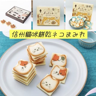 現貨🉐秒發~ 日本 信州 長野 貓咪造型 夾心餅乾 貓舌餅 貓咪 柴犬 柴柴
