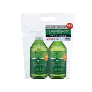 小獅王 綠活系奶瓶蔬果洗潔液 800ML(1罐+1補)