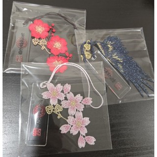 京都 下鴨神社 四季守 梅花 櫻花 羽毛