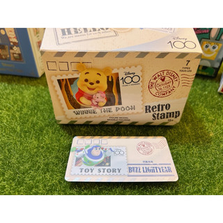 景品 名創 Disney 迪士尼100週年復古郵票磁鐵 冰箱貼系列盲盒 盒玩 巴斯光年 玩具總動員 米奇
