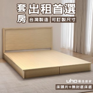 臺灣製 可訂製 床頭片/床頭板/床片 床底/床箱 簡易型衝數量特價下殺-3.5尺單人/5尺雙人/6尺雙人加大 經典設計