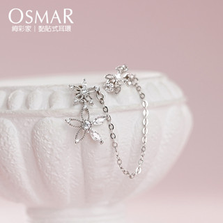 絢彩家【OSMAR】繁星閃耀 無耳洞黏貼式耳環 附10對貼紙補充包 垂墜式