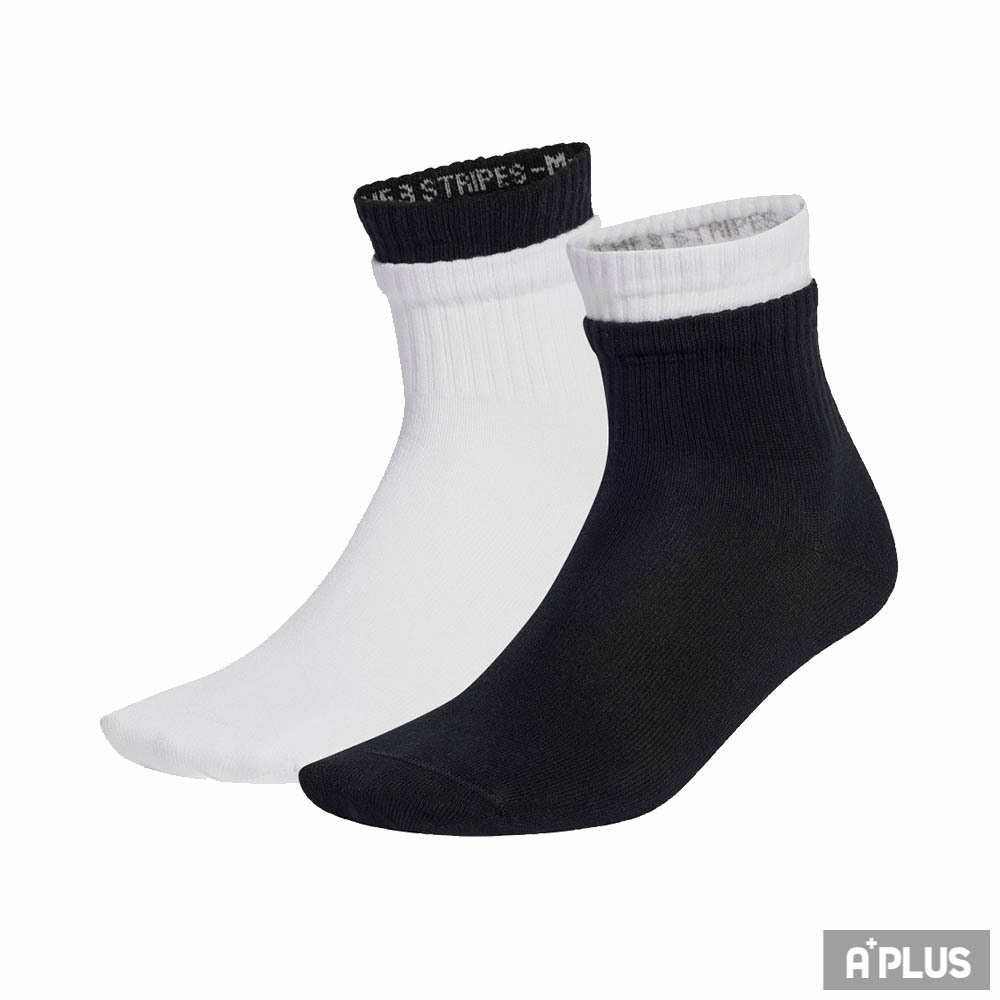 Adidas 愛迪達 男女 3S 2L 14 S 2P 二雙 運動短襪-(2入) - JC8620