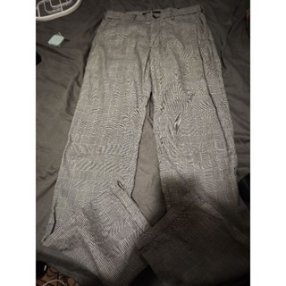 Wrangler Khaki 美國藍哥牛仔褲大牌 千鳥紋灰色格子 彈性 純棉 舒適 耐磨 休閒褲 卡其褲，32腰日本日版