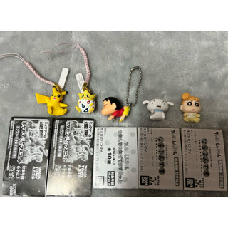 正版 寶可夢 神奇寶貝 皮卡丘 波克比 扭蛋 吊飾 蠟筆小新 拎起來 小白 小葵 排隊 公仔 玩具 模型