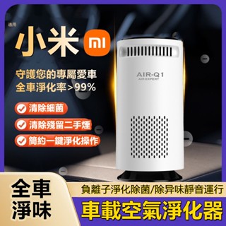 小米有品👍車用清淨機 車用空氣淨化器 車用負離子 車載空氣清淨機 汽車清淨機 除甲醛殺菌 空氣清淨機 除臭 除異味