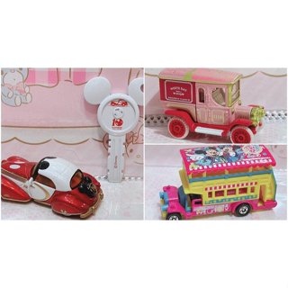 ♥小玫瑰日本精品♥ 現貨 日本迪士尼樂園限定 米奇米妮 模型小汽車 玩具車 造型車 收藏品~8