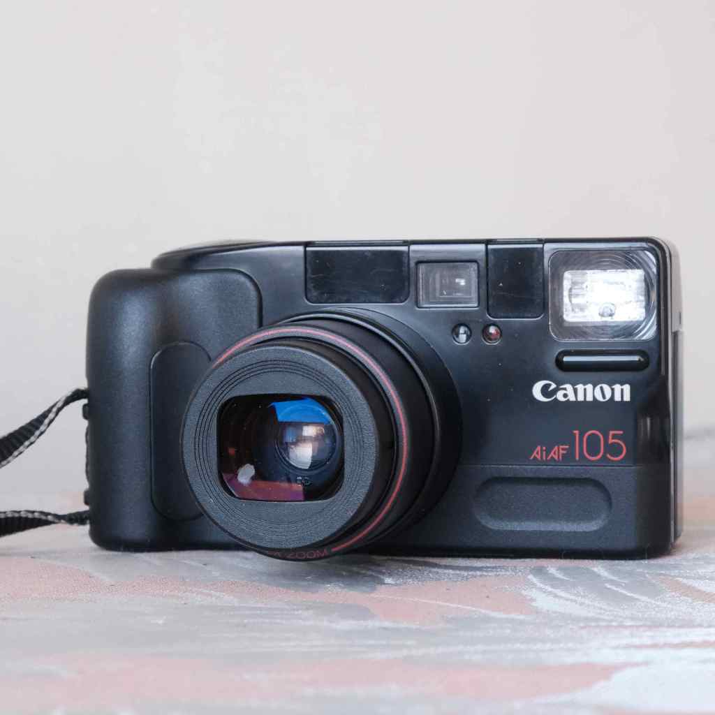 Canon Autoboy Zoom 105 傻瓜 底片相機 (打印標語)