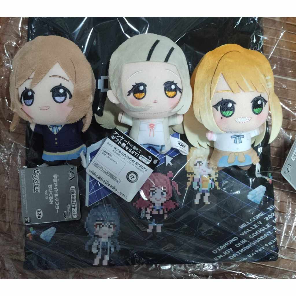 現貨 學園偶像大師 小玩偶 努努 娃娃 布偶 吊飾景品 私服Ver. 制服 紫雲清夏 篠澤廣 姬崎莉波 Vol.3