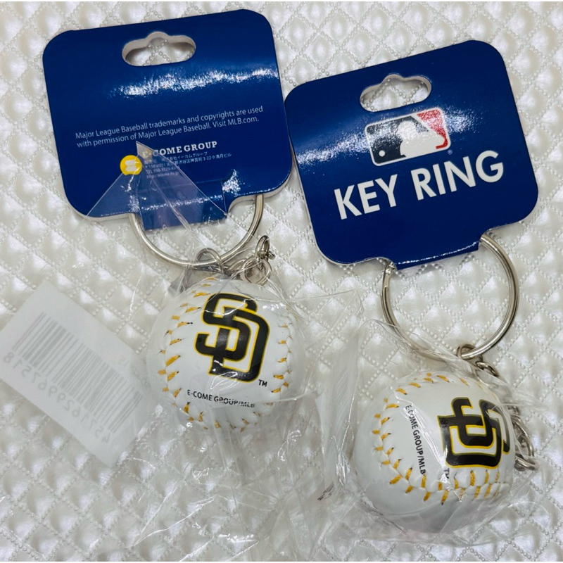 棒球周邊商品：美國職棒大聯盟 (MLB) 聖地牙哥教士隊 -棒球⚾️吊飾