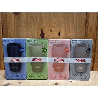 <現貨>日本Thermos膳魔師 420ml 陶瓷風格不鏽鋼保冷隔熱杯 可機洗 保溫杯 隨手杯 JDM-421